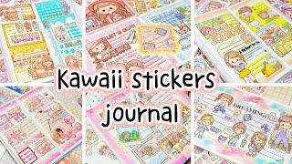 stickers journaling cute kawaii sticker Immersive ASMR bullet journal | Compilation Ep.7