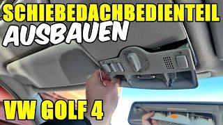 VW GOLF 4 SUNROOF SWITCH REMOVAL TUTORIAL / INSTRUCTIONS