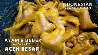 Ayam & Bebek Masak Aceh Rayeuk: Masakan Tradisional yang Menggugah Selera! (Indonesian Street Food)