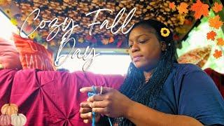 Van Life Rainy Day | Making my own Fall Blanket