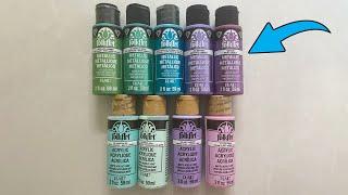 FolkArt Acrylic Paint Set Review - Exploring the Versatility and Vibrant Shades