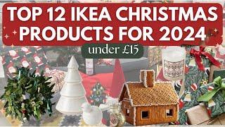 You NEED these ! 12 Best IKEA Christmas Products For 2024 - Decorations For Under £15 