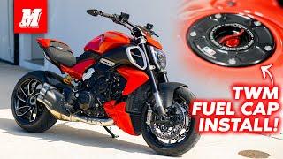 Ducati Diavel V4 TWM Fuel Cap Installation Tutorial