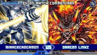 Miragegaogamon vs Dragon Linkz - EX-07 Matchplay Commentary