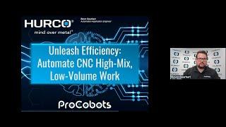 Hurco Automation Webinar┃Unleash Efficiency: Automate CNC High Mix Low Volume Work