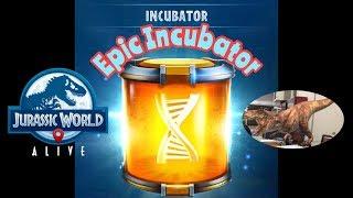 Epic incubator : เปิดกล่องหายาก | Jurassic World Alive