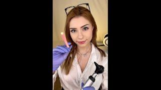 ASMR There’s something STUCK in your EARS  #shorts Asmr tiktok ear exam 