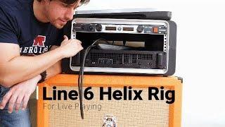 Line 6 Helix Rig for Live Playing