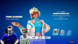 GIFTING my 10 Year Old Kid ONLY if He Gets A RANKED Fortnite WIN Challenge & NEW Battle Pass Skin