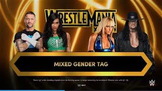 WWE 2K24 CM Punk and AJ Lee Vs Undertaker and Michelle Mccool