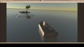 Simple Boat and Sailing Test with Unity