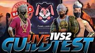 FREE FIRE LIVE GUILD TEST 1V2  HARDEST GUILD TEST @NonstopGaming_  #freefire #freefireloverstatus