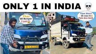 INDIA’S Most Modified Monster Tata Ace Gold | Thar Ka Bumper Laga Diya Truck Me !ONLY 1 in India