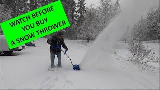 TESTING THE CHEAPEST 10 AMP SNOW THROWER ON AMAZON – SNOW JOE 323E 13” 10A ELECTRIC SNOW SHOVEL