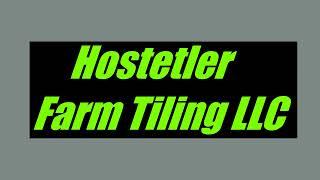 Hostetler Farm Tiling drainage video