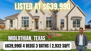 Stunning New Build Near Dallas - 4 Beds, 3 Baths, $639990 - Must See! 