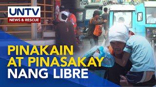 Social Experiment: mag-ama, pinakain at pinasakay ng kapwa mahihirap na kababayan | Sana All