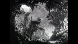 Phantom Support Rods In Kong/T-Rex Fight: KING KONG (1933)