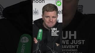 Eddie Howe came VERY CLOSE to swearing there