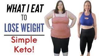 Simple Keto Meals | What I Eat in a Day on Dirty Keto | Low Carb Meals #keto #weightlossinspiration