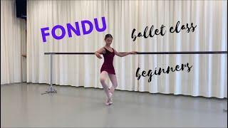 https://www.primaballetclass.com   Fondu - Bar - Beginners