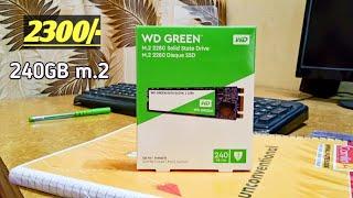 WD Green m.2 SSD, 240GB/ Unboxing and How To Install in Motherboard