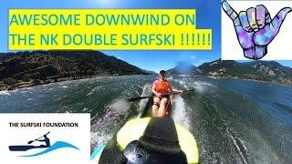 AWESOME DOWNWIND!!!!!! ON THE NK DOUBLE GORGE DOWNWIND CHAMPS 2022 THE SURFSKI FOUNDATION