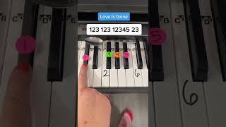 Love Is Gone Piano Tutorial ️ #piano #pianotutorial