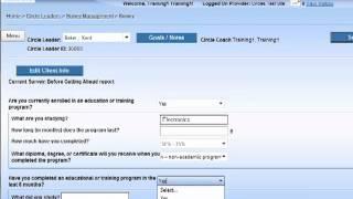 Circle's Progress Report Training