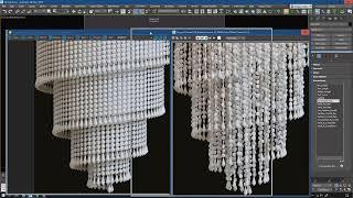 Procedural Chandelier 3ds max. Моделирование процедурной люстры