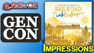 Railroad Ink Challenge Impressions | Gen Con Online