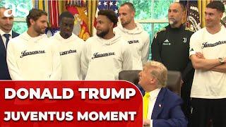 UNEXPECTED TURN: Trump quizzes JUVENTUS on GENDER in SPORTS at White House Visit