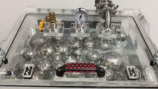 Vacuum Bubble Leak Testing of Metallic Floats ASTM 3078 Compliant