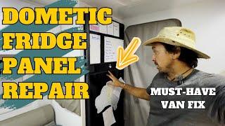 Dometic Caravan Fridge Panel Repair - Grab A Quick Fix With The Dad Tricks - Easy DIY