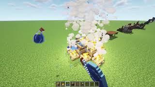 Pile of Logs in Minecraft
