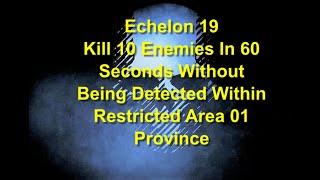 Ghost Recon Breakpoint : Echelon 19 : 10 Kills In 60 Seconds Undetected - Restricted Area 01 *NEW*