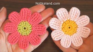 CROCHET EASY How to crochet beautiful flower