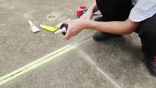 How To Apply Polyurethane Sealant - Construction Concrete Expansion Joint - Pustar