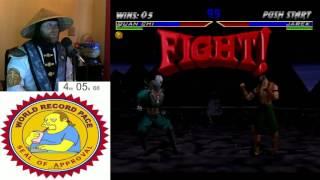 Mortal Kombat 4 speed run in 6:53 on N64