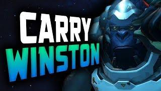 Pro Winston Gameplay - Numlocked! 4214 SR! [ OVERWATCH SEASON 13 TOP 500 ]