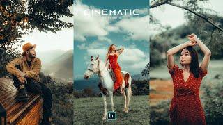 CINEMATIC GREEN Presets - Lightroom Mobile Preset Free DNG | Moody Green Portrait Presets