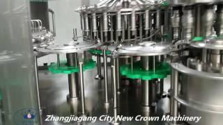 24 head high speed water filling machine  New Crown Machinery