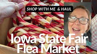 Iowa State Fair Ground Flea Market Shop with Me & Haul