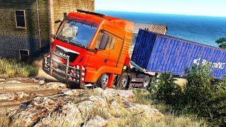 Truck Cars vs Hill Climb | BeamNG.Drive