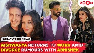 Aishwarya Rai RETURNS to work amidst divorce rumours with Abhishek Bachchan; Netizens react!