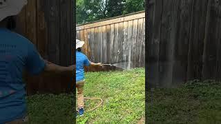 How NOT to Wash a Fence