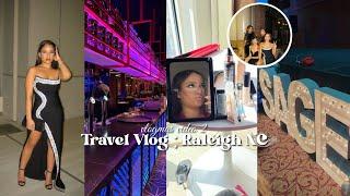 Travel Vlog: Raleigh, NC ( event trip ) Vlogmas 4 ! Gala, After Party, Dinner, Lounge & more