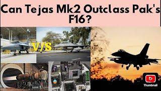 Aircraft comparison of India's Tejas mark2 vs US built F16 Fighting Falcon. #tejas mk2 #F16 #falcon