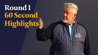 Highlights from Darren Clarke's historic opening round