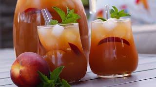 Refreshing Peach Ginger Iced  Tea